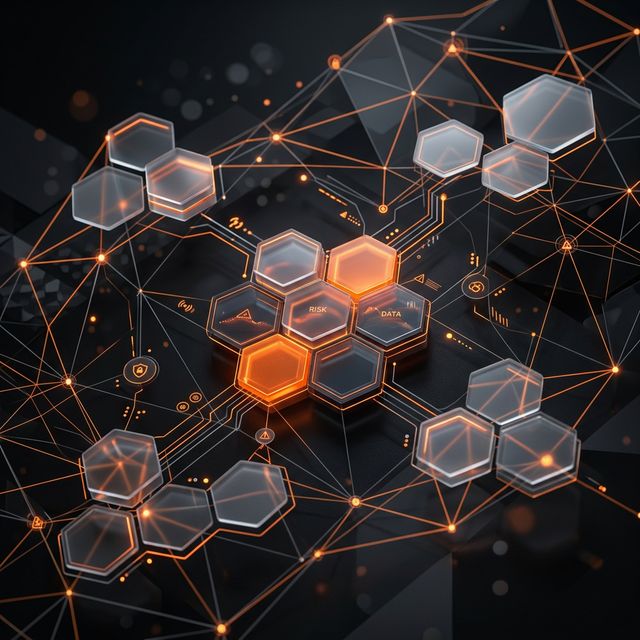 Digital Risk Abstract Visualization